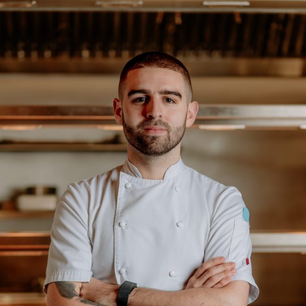 Jordon Powell, Head Chef at Chalk Restaurant on Wiston Estate, West Sussex