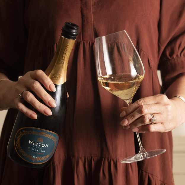 Wiston Estate English Sparkling Wine, grape varieties 